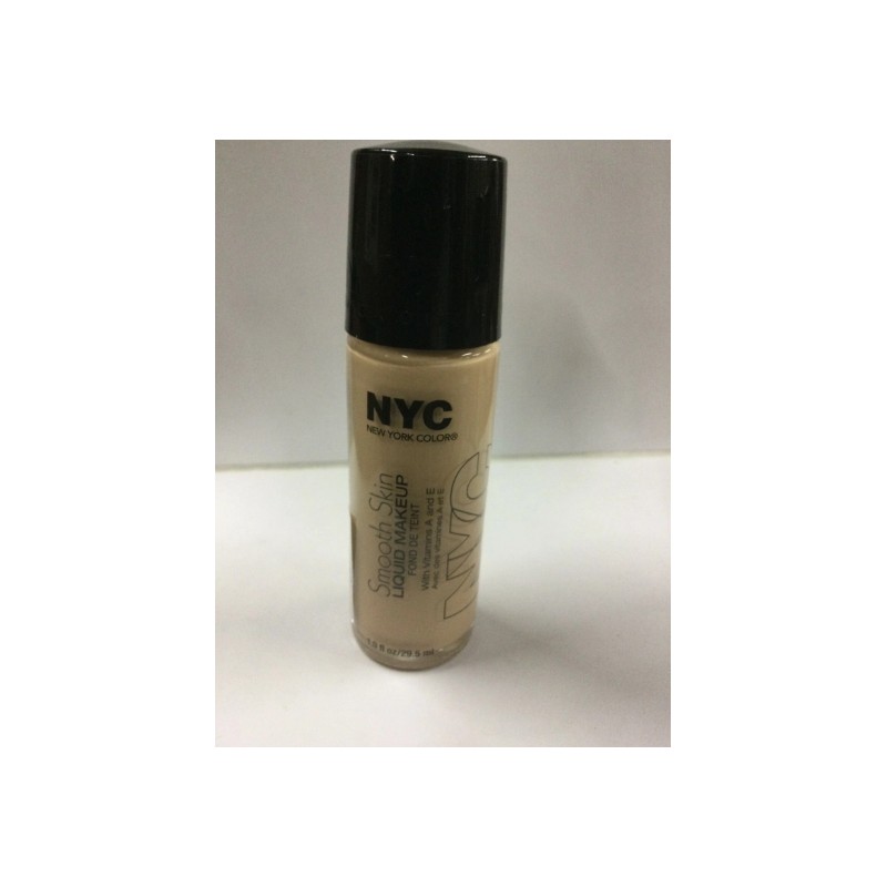 NYC New York Color Smooth Skin Liquid Makeup foundation NUDE.