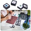 BENECREAT Pack of 70 Black Gemstone Display Box, 29.5 mm