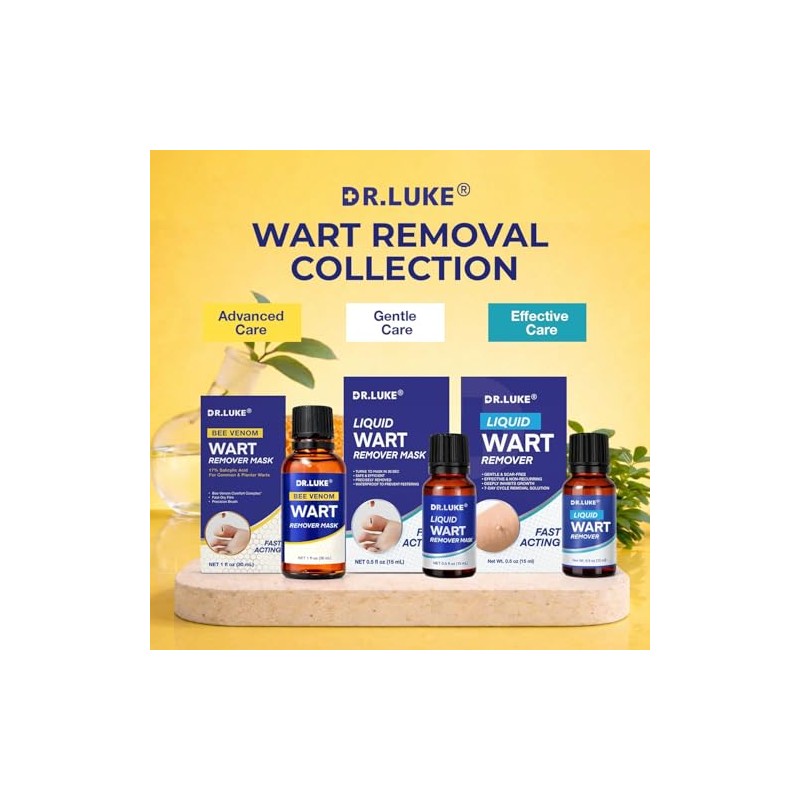 Bee Venom Liquid Wart Mask for Feet: 17% Salicylic Acid