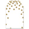 Metallic Gold Dots Printed Gift Tags - 2 1/4 x