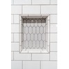 EZ-NICHES New Ready for Tile Recessed Bathroom Shower Shampoo Shelf