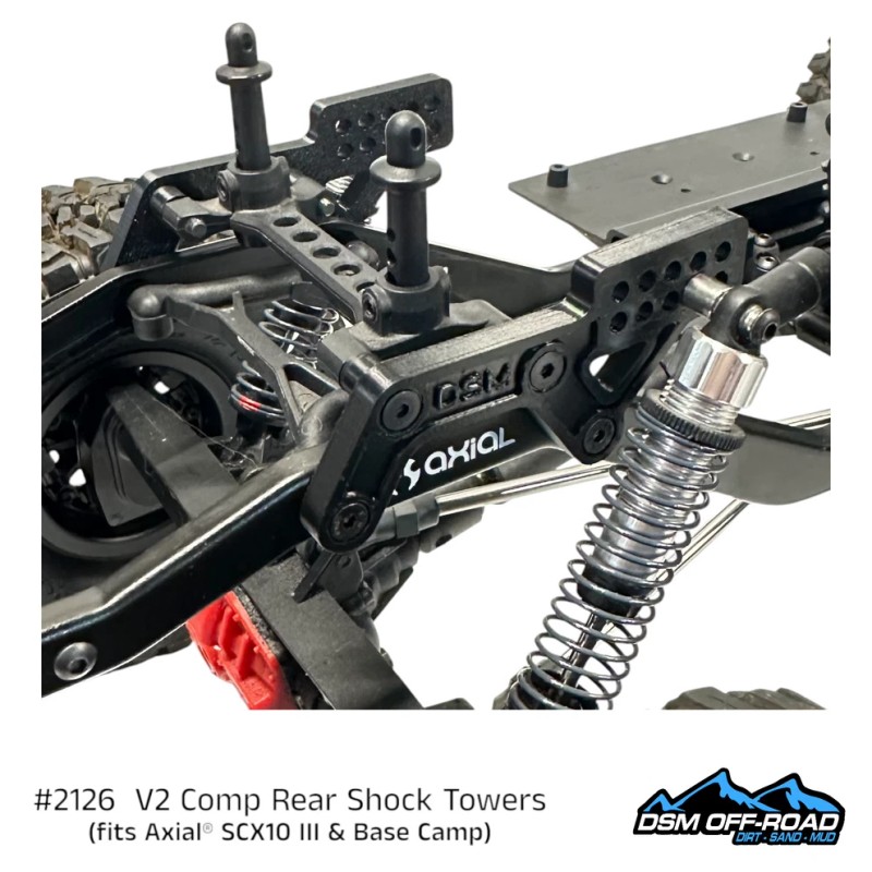 For Axial V2 Rear Comp Shock Towers (fits Axial® SCX10