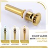 Angle Simple Sink Drain Stopper, Brass Bathroom Sink Stopper Replacement,
