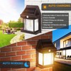 Solar Powered Outdoor Wall Light, Waterproof LED Wall Light 3