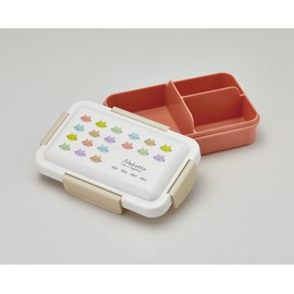 Skater PALT6AG-A Antibacterial Packing, 4-Point Lock, Fluffy Lunch Box, For Women, 19.7 fl oz (550 ml), Nekotto, Colorful