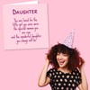 Birthday Card for Daughter - Heartfelt Message - From Mum,