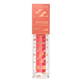 Maybelline SunKisser Rubor Líquido Mate Pink Mirage, Efecto Sunglow Rosa Suave, Fórmula con Vitamina E, Aplicador XL, Duración 12 Horas, Difuminable, 4.7ml
