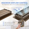 Howeall 6x10 Inch Floor Register - Heavy Duty Steel Walkable