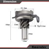 Amavoler 8 Spline Kick Start Idler Gear Shaft Aftermarket Replacement