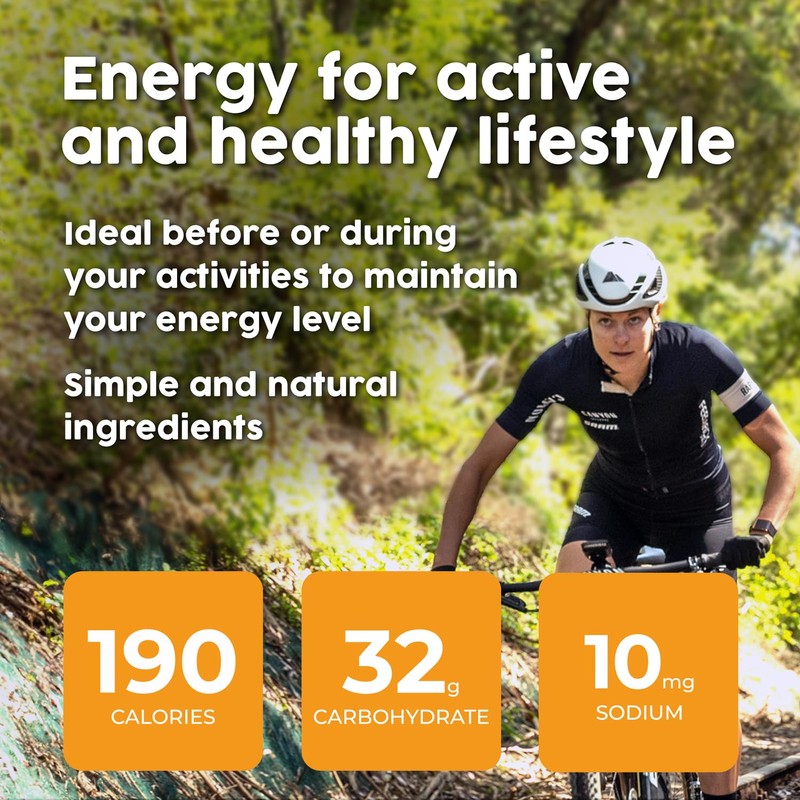 Krono Nutrition Energy Bar - Made with Natural Ingredients -