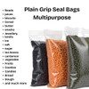 Pack of 100 Bags - 2.25'' x 2.25'' Multipurpose Plain