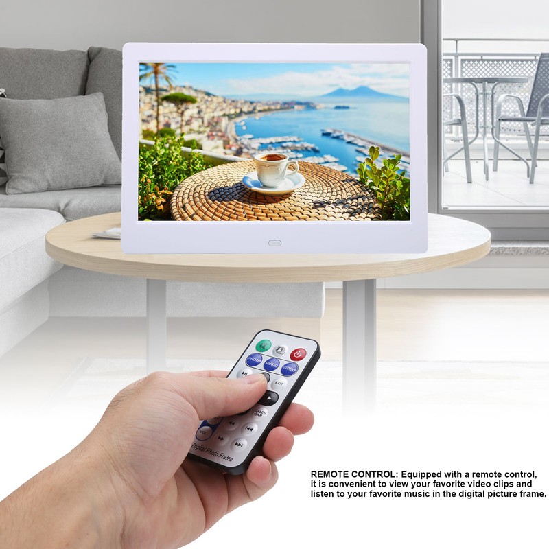 Digital Photo Frame HD 10.1 Inch 1024x600 LCD Display Smart