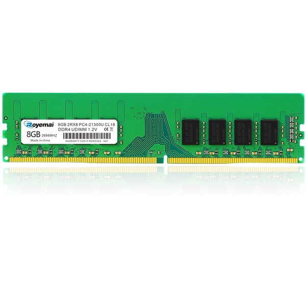 DUOMEIQI 8GB DDR4 PC4-21300U 2666MHz 288PIN UDIMM 1.2V CL19 2Rx8