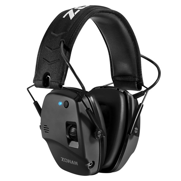 ZOHAN 035 Bluetooth 5.4 Shooting Ear Protection Earmuffs with Active