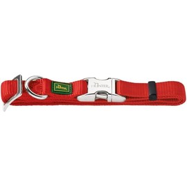 Hunter - Collar Vario Basic with aluminum seal S 30-45 cm neck red