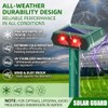 2025 Solar Nocturnal Animal Repeller Deer Repellent Outdoor with Red
