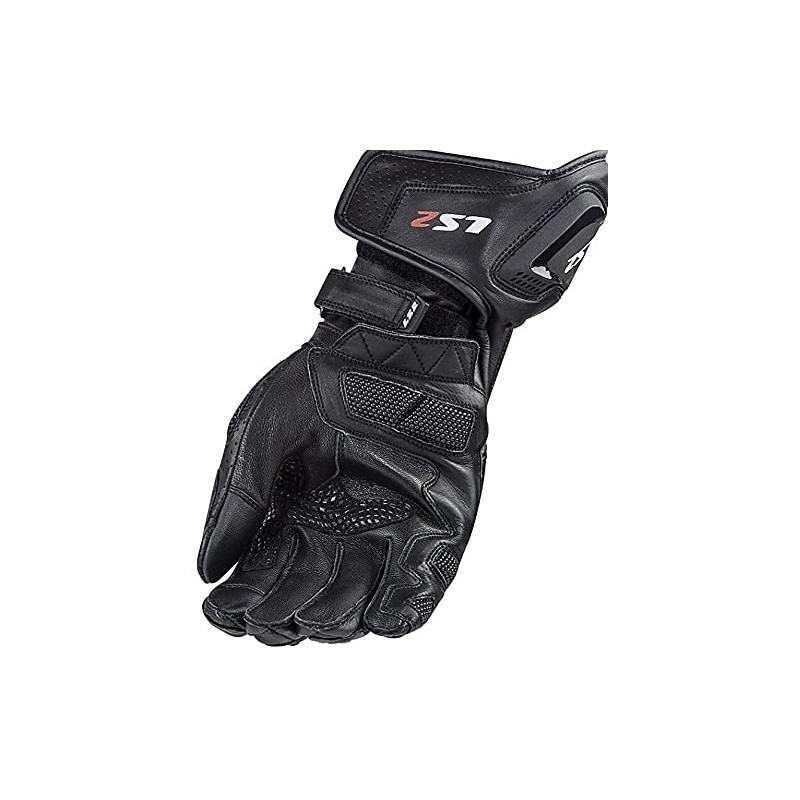 LS2 70099R0112M Swift Racing Motorcycle Gloves, Men, Black, M