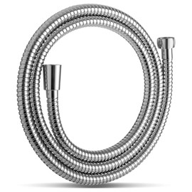 Schläfer 808590 – Universal Brass Shower Hose, Universal Connections G 1/2 Inch, High Pressure, Shower Hose 1.75 m, Chrome