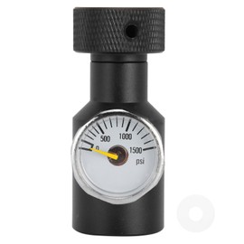 TR21-4 CO2 Regulator Adapter Soda Water Bottle Filling Connector with Gauge 0-1500psi