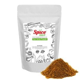 Star Anise Powder| Badiyan Powder | Badiya | Premium Quality Ground Star Anise Free UK P&P (450g)