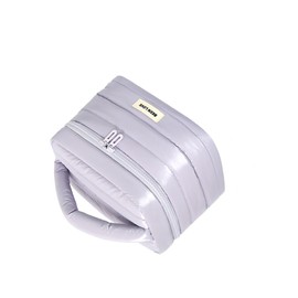 Tragbare Makeup Tasche mit groß für Damen und Frauen/Schminktasche mit reißverschluss/Reise Kosmetiktasche/Make Pinsel Organizer Bag/Wasserabweisendes Daunenjackenstoff/Cosmetic Handtasche