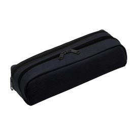 Raymay Fujii FY1088B Pencil Case, Twinny Pen Case, Black