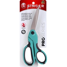 SINGER 00561 ProSeries - Tijeras de costura dobladas resistentes de 8-1/2 pulgadas, color verde azulado