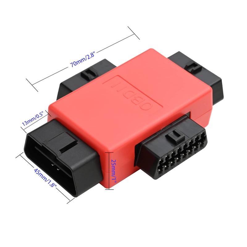 iKKEGOL Pocket OBD2 OBDII Full 16 Pin Male to 3