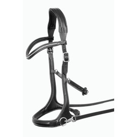 USG 14000071-100-401 "Trust" Bitless Bridle, Black, Size: Thoroughbred