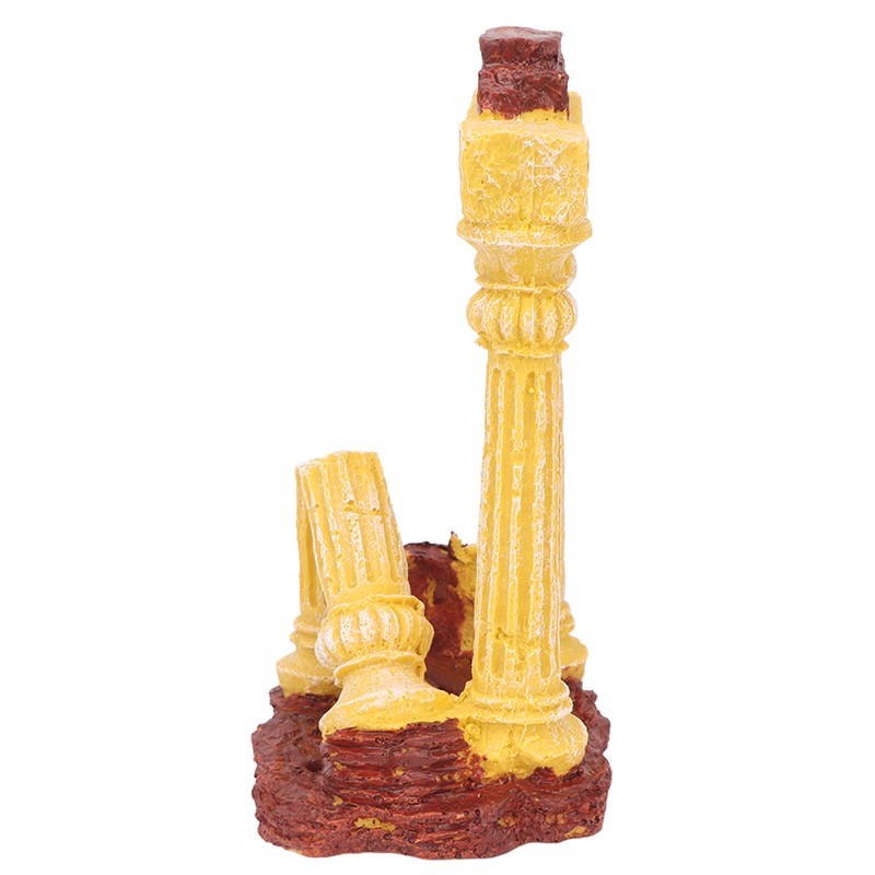 Roman Column Aquarium Decoration Resin Simulation Reusable Fish Tank Landscape