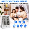 Geevon Indoor Outdoor Thermometer Wireless with 3 Remote Sensors, Temperature