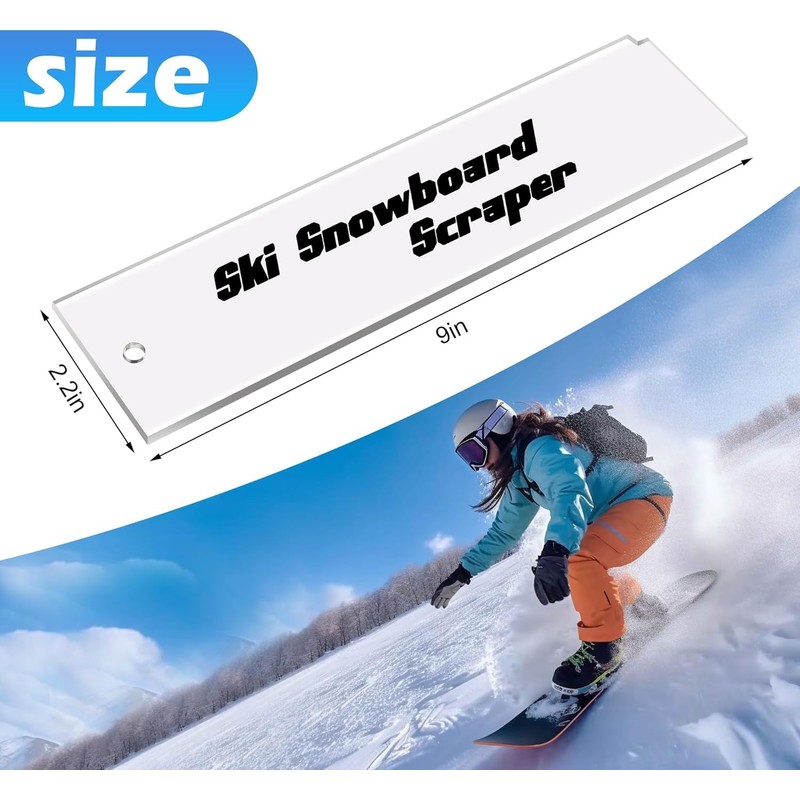GIONAR Pack of 3 Ski Wax Puller – Peeler Blade