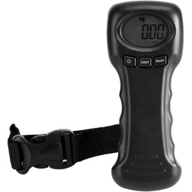 CYSFETENA 50kg/110lb Luggage Scale, Digital LCD Suitcase Scale for Travel, Automatic Locking Readout Luggage Scale, Tare Deduction, Auto Off, kg, lb, oz, N Units