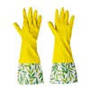 Evriholder Glam-Gloves Reusable Latex Dishwashing Gloves for Kitchen or Cleaning,