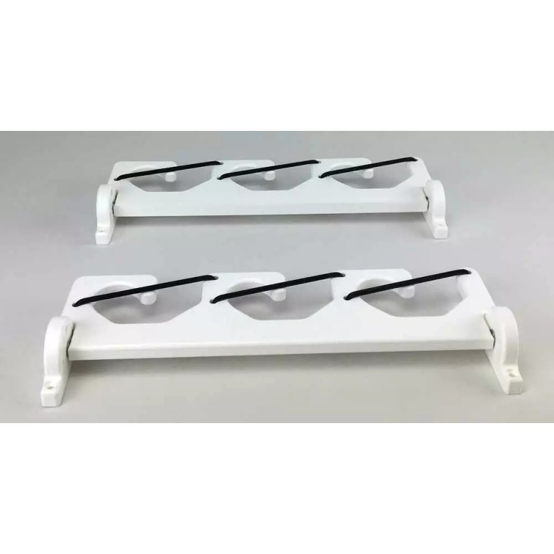 Oobjek 3 Fishing Rod Pole Reel Folding Holder Gunwale Boat