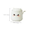 iplusmile Small Desktop Trash Can Cute Demon Mini Wastebasket with