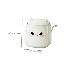 iplusmile Small Desktop Trash Can Cute Demon Mini Wastebasket with Silent Lid for Office Dorm and Small Spaces Easy to Clean Space Saving Garbage Bin for Clutter Work Area