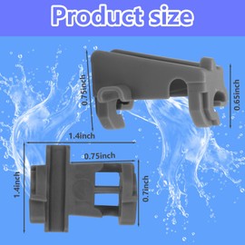 00611474 Replacement for LGdishwasher parts rack clips ，dishwasher tine clip Replacement Part 1559846 AP4355082, PS8727386, EAP8727386 2pc