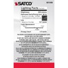 Satco 4.5-Watt LED E12 Light Bulbs, 4000K, 15000 Hour Rating,