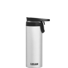 CamelBak Forge Flow Taza de viaje – Acero inoxidable aislado, 16 onzas, color blanco