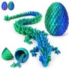 3D Dragon Egg Ornament, 1/17pcs Creative Laser Engraving Dinosaur with