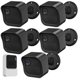 Blink Outdoor Camera Mount, 5 Pack Weatherproof Protective Housing and 360 Degrees Adjustable Bracket with Sync Module 2 Mount for Blink Outdoor 4th & 3rd Gen Cam System (Camera is Not Included)