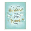 Piccadilly Greetings Modern Birthday Card Husband - 8 x 6