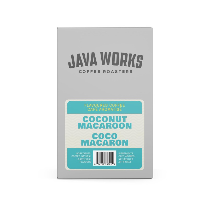 Java Works Coffee - Coconut Macaroon Flavoured Coffee Single Serve