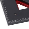 Double Triangle Ruler Detachable 4 Inch and 6 Inch Aluminum