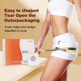 30Pcs Belly Patch, Waterproof Stickers for Women Girls, Natural Belly Sticker for Women & Men, Belly Pads Navel Sticker, Sweatproof Patches, Comfortable and Easy to Use