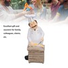 Resin Chef Statue Restaurant Dining Table Decor Figurine Ornament Kitchen