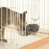 (Richell) Plato de Agua para Gatos, Color Blanco
