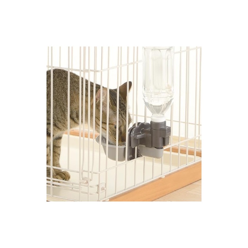 (Richell) Plato de Agua para Gatos, Color Blanco