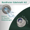 DSM - Flange Nuts M5 - A2/V2A Stainless Steel -
